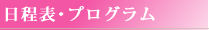 日程表・プログラム